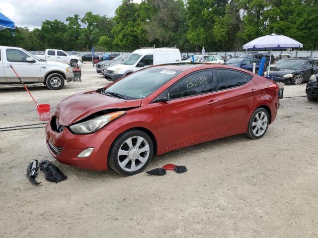 KMHDH4AE3BU150851 - 2011 HYUNDAI ELANTRA GLS RED photo 1