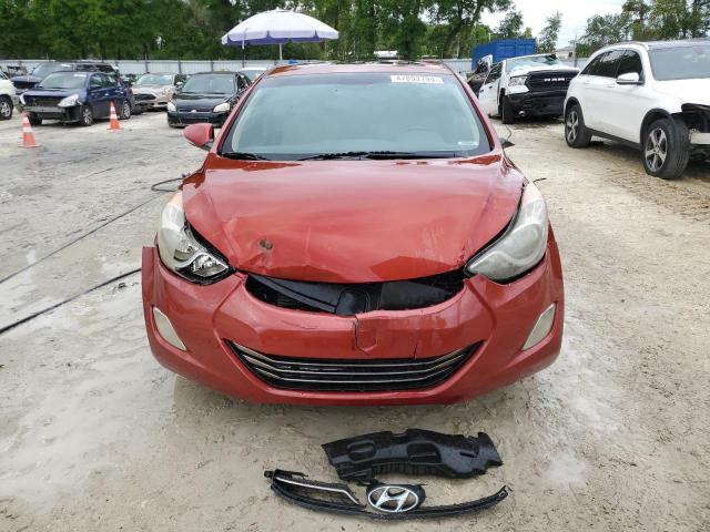 KMHDH4AE3BU150851 - 2011 HYUNDAI ELANTRA GLS RED photo 5