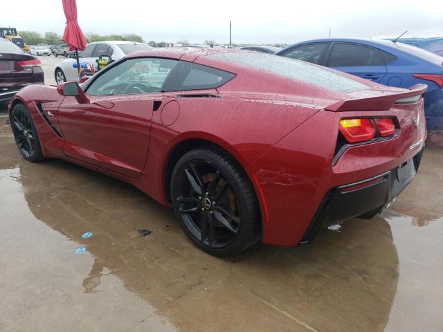 1G1YK2D7XF5107366 - 2015 CHEVROLET CORVETTE STINGRAY Z51 2LT BURGUNDY photo 2