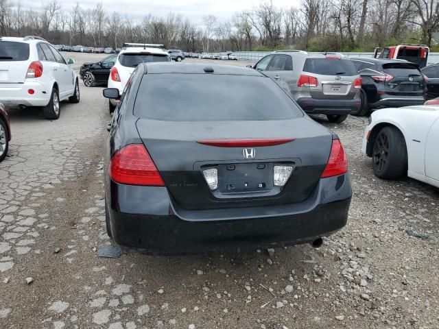 1HGCM56837A061537 - 2007 HONDA ACCORD EX BLACK photo 6