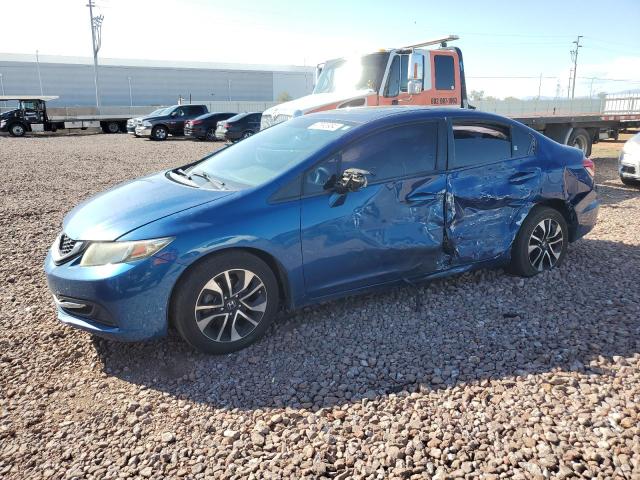 19XFB2F83EE207039 - 2014 HONDA CIVIC EX BLUE photo 1