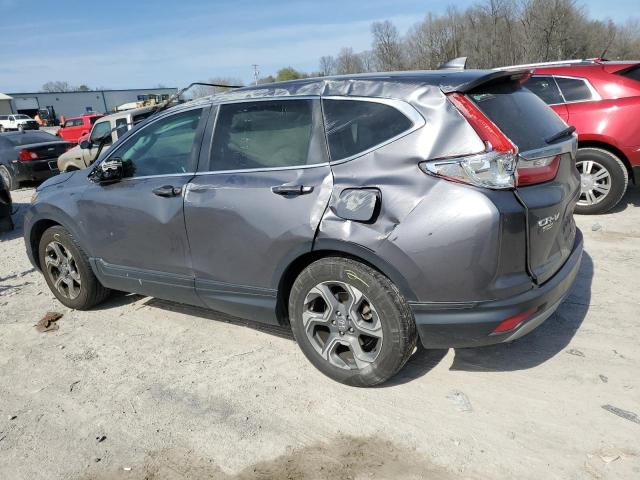 5J6RW1H8XKA014999 - 2019 HONDA CR-V EXL GRAY photo 2