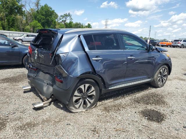 KNDPC3A60D7400857 - 2013 KIA SPORTAGE SX BLUE photo 3