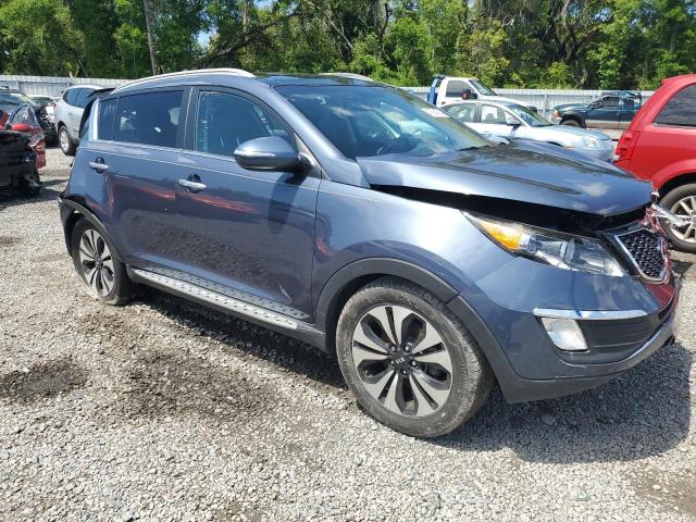 KNDPC3A60D7400857 - 2013 KIA SPORTAGE SX BLUE photo 4