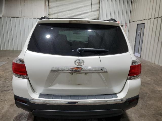 5TDZA3EH2DS043150 - 2013 TOYOTA HIGHLANDER BASE WHITE photo 6