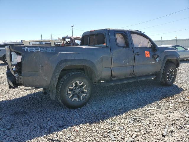 5TFSZ5AN2JX148505 - 2018 TOYOTA TACOMA ACCESS CAB ნაცრისფერი ფოტო 3