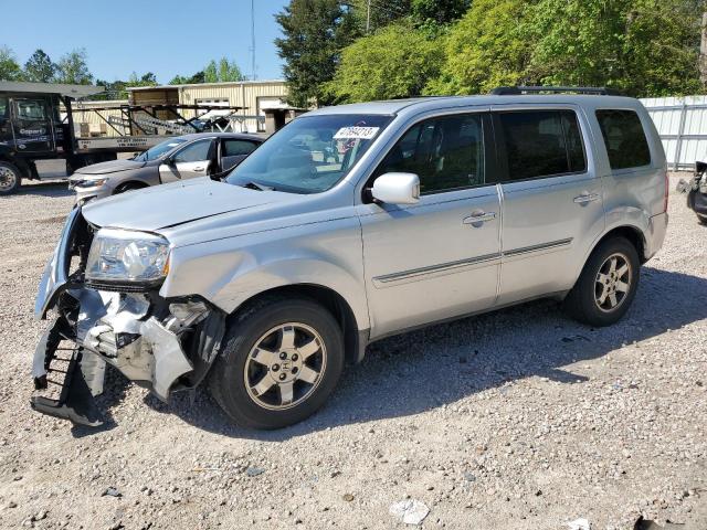 5FNYF48909B010327 - 2009 HONDA PILOT TOURING SILVER photo 1