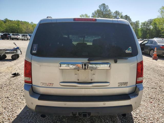 5FNYF48909B010327 - 2009 HONDA PILOT TOURING SILVER photo 6