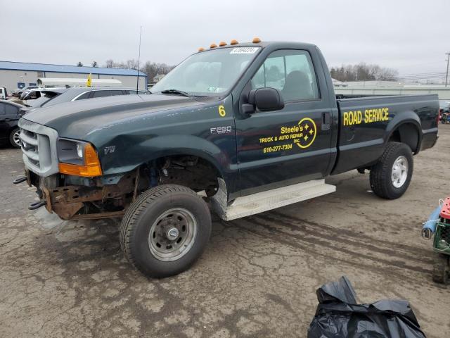 1FTNF21L51EA59378 - 2001 FORD F250 SUPER DUTY GREEN photo 1