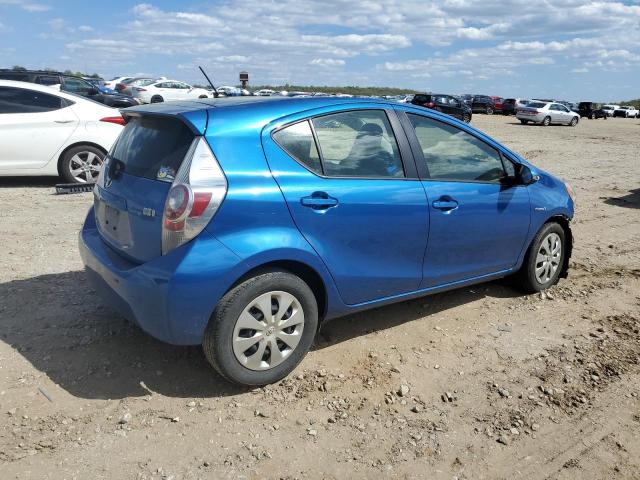 JTDKDTB30E1074459 - 2014 TOYOTA PRIUS C BLUE photo 3