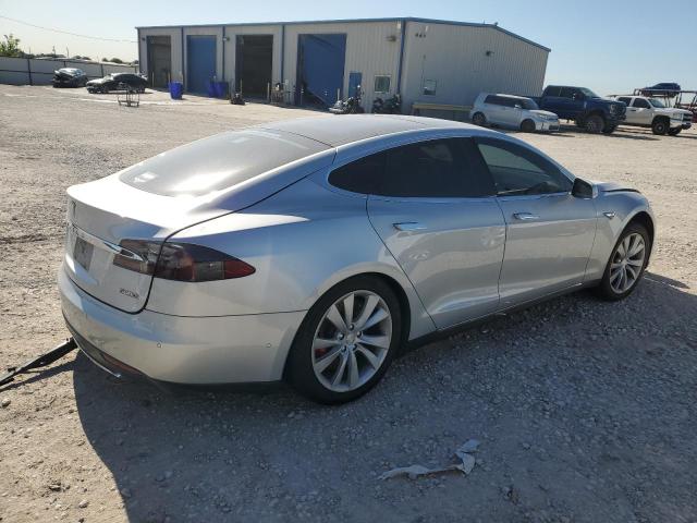 5YJSA1E47FF111839 - 2015 TESLA MODEL S ვერცხლისფერი ფოტო 3