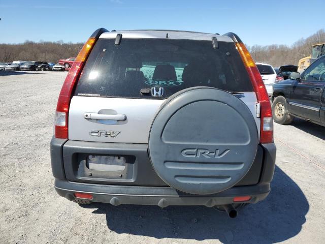 JHLRD78832C051401 - 2002 HONDA CR-V EX SILVER photo 6