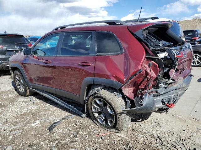 1C4PJMBX0KD328852 - 2019 JEEP CHEROKEE TRAILHAWK ბურგუნდია ფოტო 2