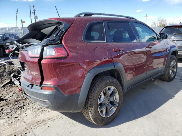 1C4PJMBX0KD328852 - 2019 JEEP CHEROKEE TRAILHAWK ბურგუნდია ფოტო 3