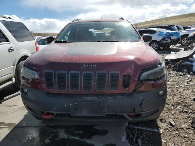 1C4PJMBX0KD328852 - 2019 JEEP CHEROKEE TRAILHAWK ბურგუნდია ფოტო 5