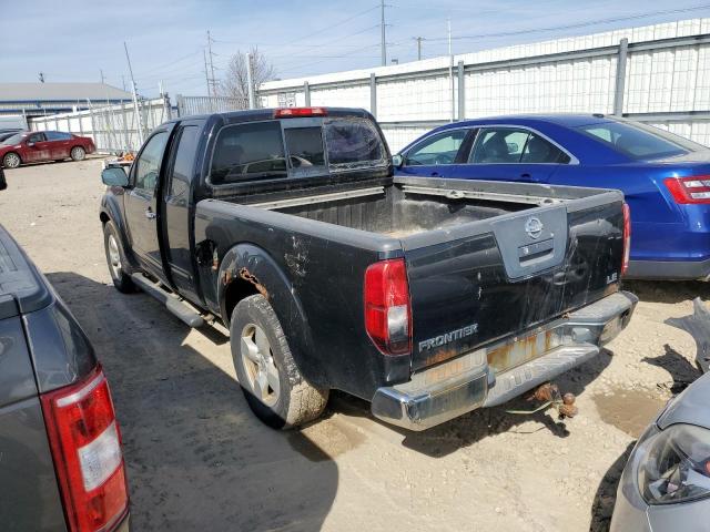 1N6AD06U05C446137 - 2005 NISSAN FRONTIER KING CAB LE BLACK photo 2