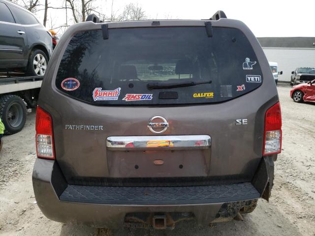 5N1AR18B68C658062 - 2008 NISSAN PATHFINDER S GRAY photo 6