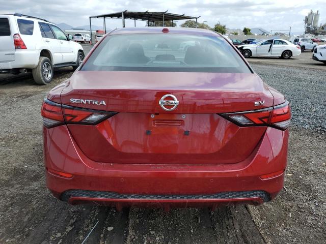 3N1AB8CV4PY280433 - 2023 NISSAN SENTRA SV RED photo 6