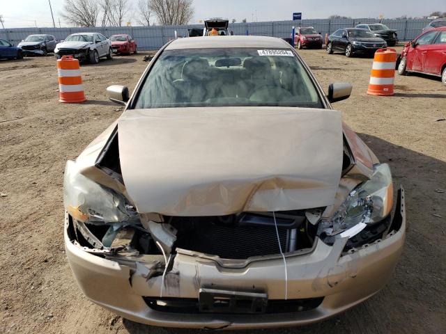 1HGCM56324A093590 - 2004 HONDA ACCORD LX TAN photo 5