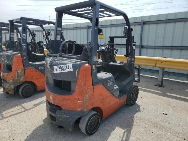 62424 - 2014 TOYOTA FORKLIFT Naranja foto 4