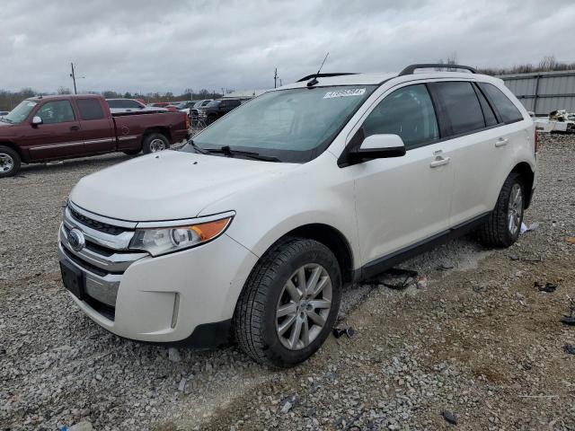 2FMDK4JC9EBA88608 - 2014 FORD EDGE SEL WHITE photo 1