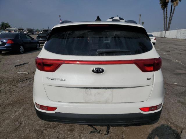 KNDPN3AC7J7356707 - 2018 KIA SPORTAGE EX WHITE photo 6