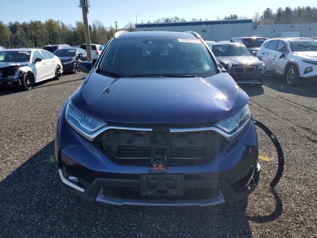 2HKRW2H98KH104987 - 2019 HONDA CR-V TOURING BLUE photo 5