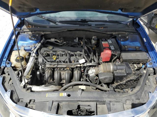 3FAHP0JA8CR428821 - 2012 FORD FUSION SEL BLUE photo 11