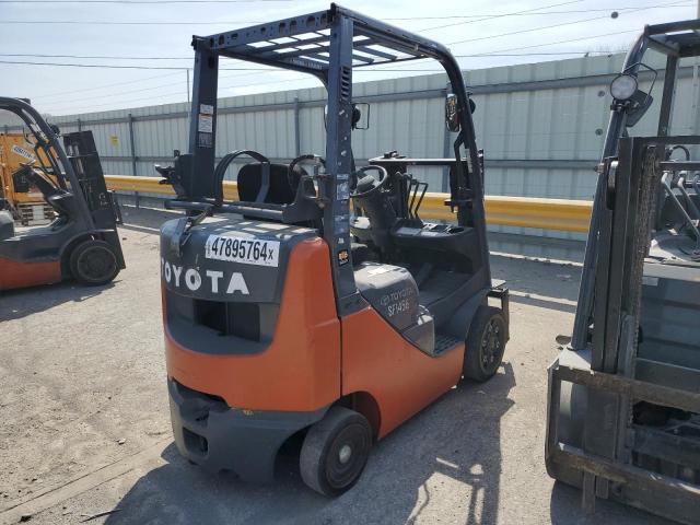 52230 - 2014 TOYOTA FORKLIFT Orange photo 4