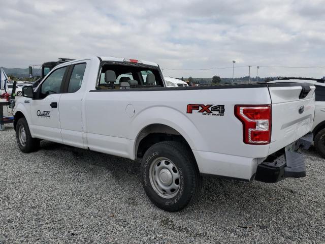 1FTEX1E52KKC50956 - 2019 FORD F150 SUPER CAB WHITE photo 2