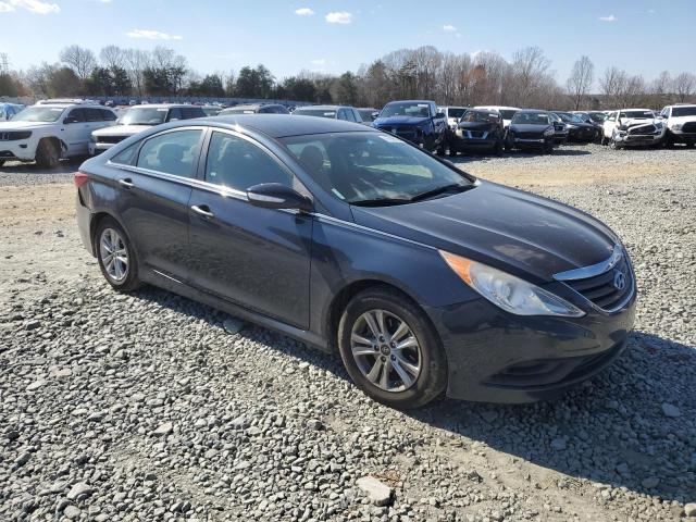 5NPEB4AC6EH852184 - 2014 HYUNDAI SONATA GLS BLACK photo 4