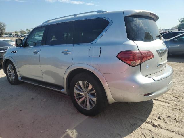 JN8AZ2NE9F9083009 - 2015 INFINITI QX80 SILVER photo 2