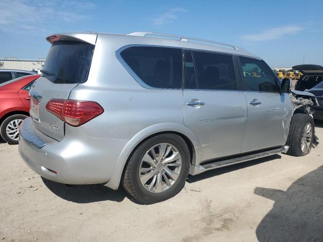 JN8AZ2NE9F9083009 - 2015 INFINITI QX80 SILVER photo 3