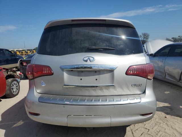 JN8AZ2NE9F9083009 - 2015 INFINITI QX80 SILVER photo 6