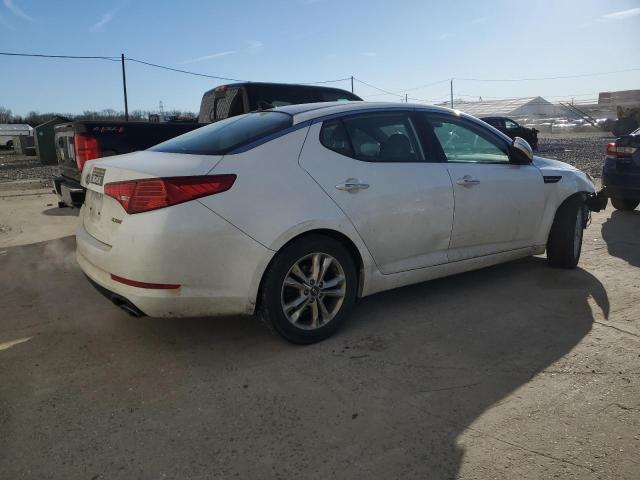 KNAGN4A77B5172287 - 2011 KIA OPTIMA EX WHITE photo 3