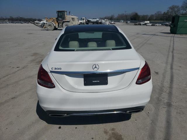 55SWF4JBXGU161269 - 2016 MERCEDES-BENZ C 300 WHITE photo 6