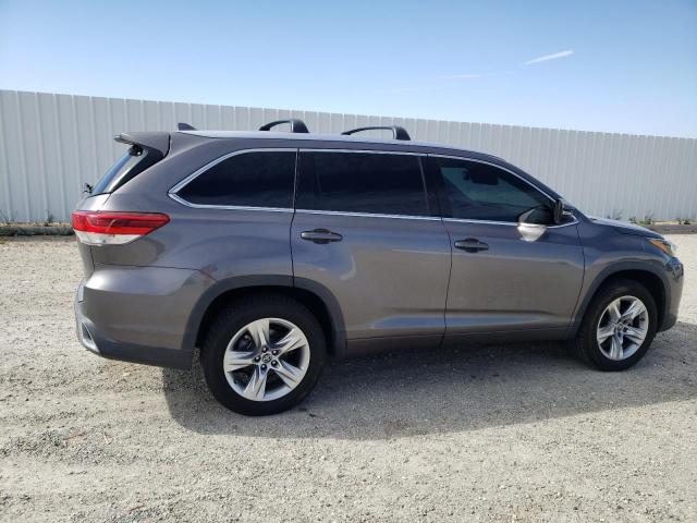 5TDYZRFH3KS360955 - 2019 TOYOTA HIGHLANDER LIMITED GRAY photo 3