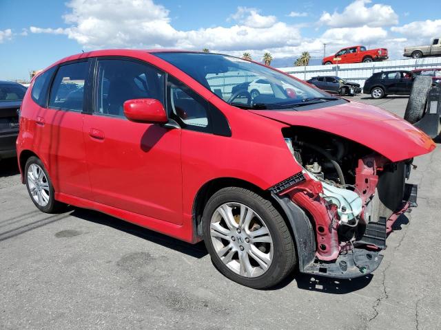 JHMGE8H66BC026948 - 2011 HONDA FIT SPORT RED photo 4