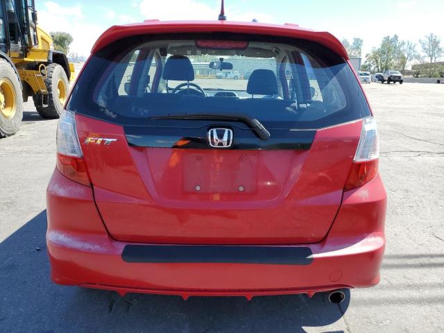 JHMGE8H66BC026948 - 2011 HONDA FIT SPORT RED photo 6