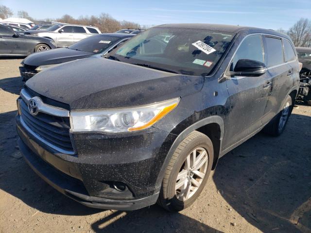 5TDBKRFH7GS243347 - 2016 TOYOTA HIGHLANDER LE BLACK photo 1