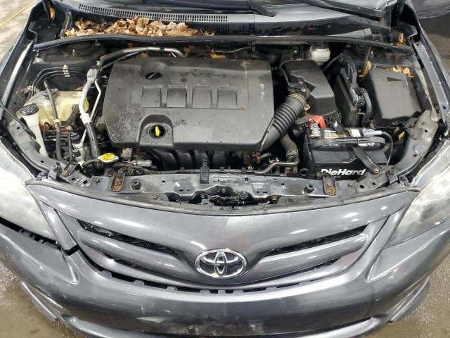 2T1BU4EE6DC970312 - 2013 TOYOTA COROLLA BASE Серый фото 11