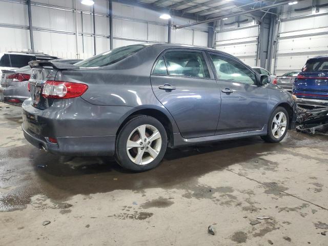 2T1BU4EE6DC970312 - 2013 TOYOTA COROLLA BASE Серый фото 3