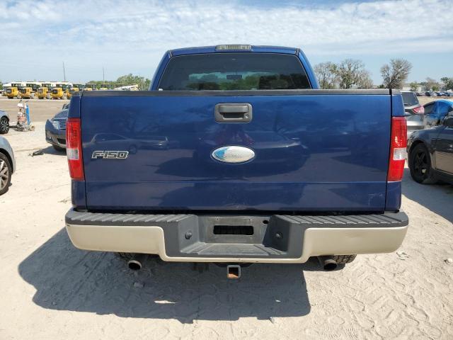 1FTPW14V87FA11862 - 2007 FORD F-150 SUPERCREW BLUE photo 6