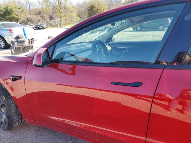 5YJ3E1EC2PF422077 - 2023 TESLA MODEL 3 RED photo 7