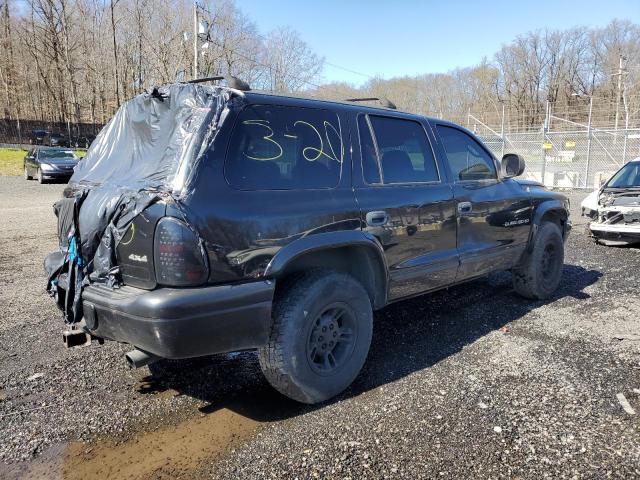 1B4HS28Z7XF658172 - 1999 DODGE DURANGO BLACK photo 3