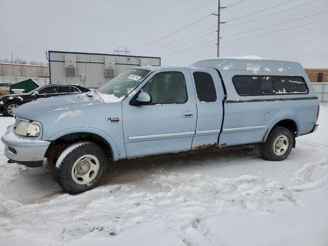 1FTZX186XWNB91049 - 1998 FORD F150 BLUE photo 1