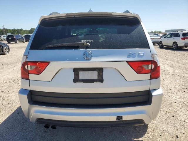 WBXPA93466WG82506 - 2006 BMW X3 3.0I SILVER photo 6