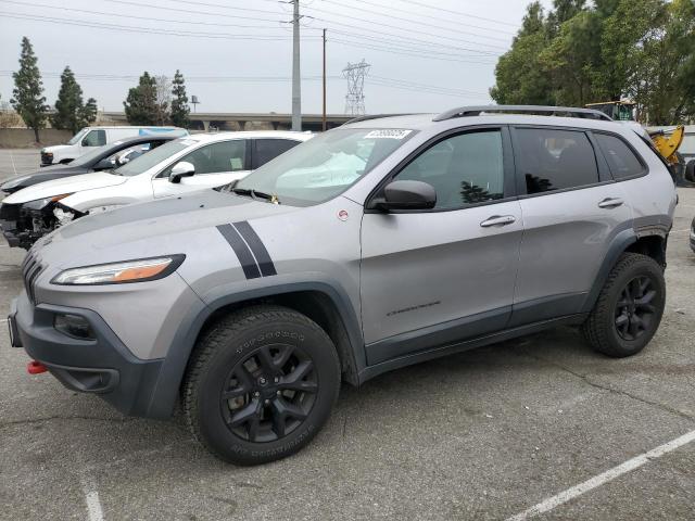 1C4PJMBB8JD582506 - 2018 JEEP CHEROKEE TRAILHAWK GRAY photo 1