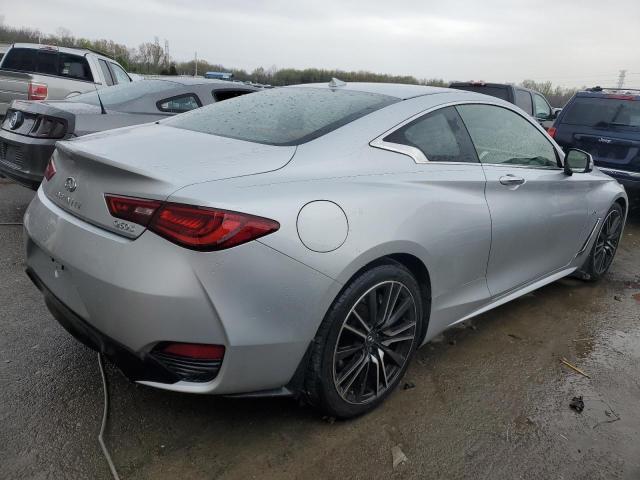 JN1EV7EK9JM341758 - 2018 INFINITI Q60 LUXE 300 SILVER photo 3