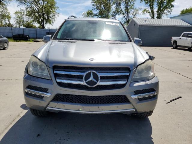 4JGBF2FE2BA694088 - 2011 MERCEDES-BENZ GL 350 BLUETEC GRAY photo 5